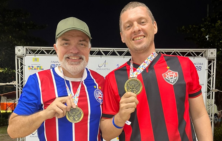 Rio de Janeiro e Goiás levam o ouro no tênis em duplas. Bahia é campeã no dominó